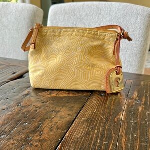 Dooney & Bourke Yellow Fabric Mini Bag